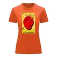 thumbnail image 3 of Playera Blusa El Corazon De La Loteria Mexicana Tradicion Mexicana Color Anaranjado Talla Mediana Marca Emil SaEs, 3 of 4