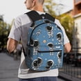 thumbnail image 2 of Wukai Cute Cartoon Astronaut Versatile Backpack:Spacious,Organized,Comfortable,Ideal for Travel and Everyday Use with Multiple Pockets and Padded Straps, 2 of 8