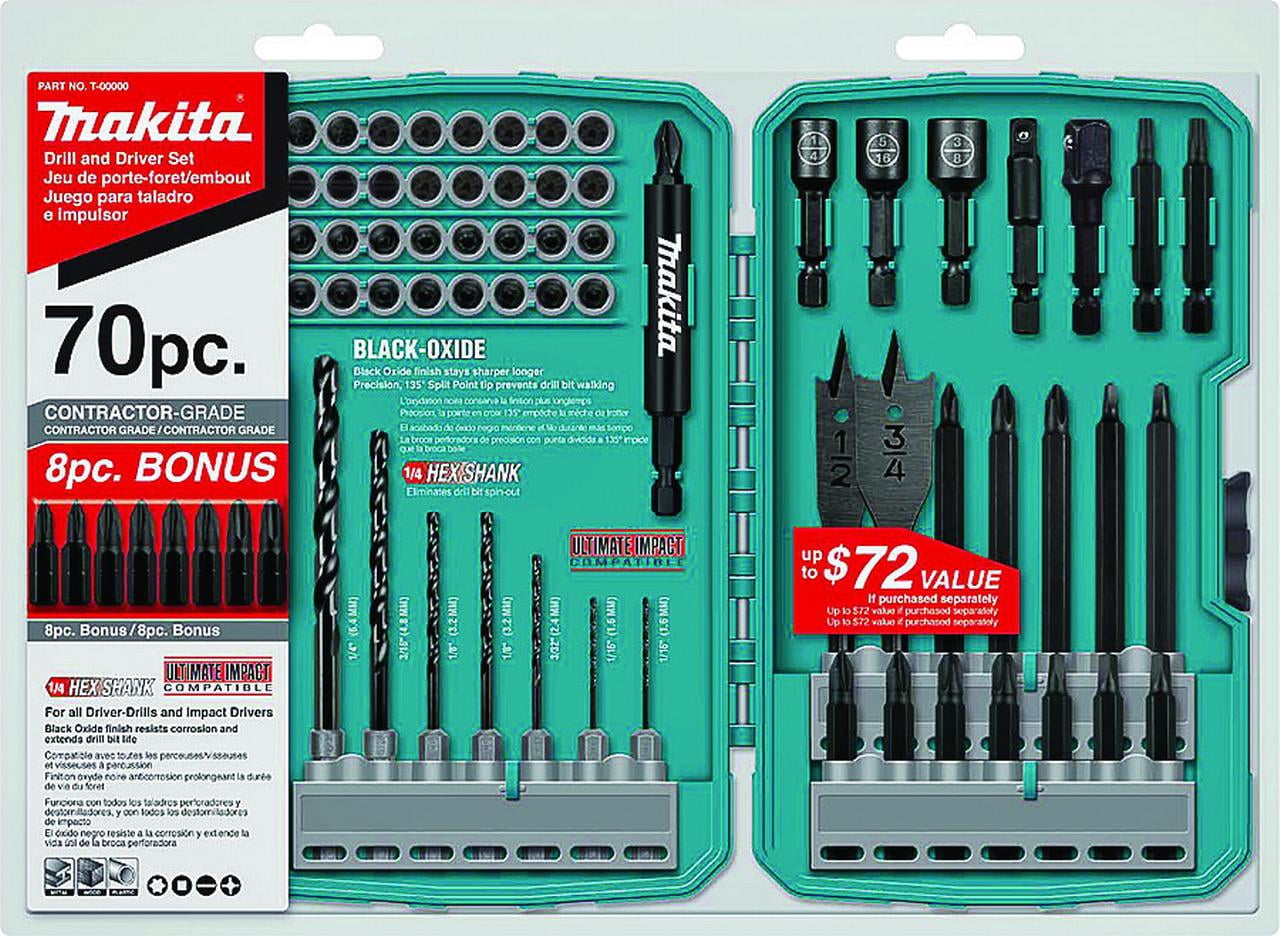70 Piece Impact Drill-Driver Bit 