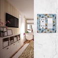 thumbnail image 5 of Yayeee Rocker Switch Wall Plate 2-Gang 4.7"x4.6" Home Decorative Outlet Cover, Cartoon Hockey Pattern, 5 of 6