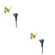 thumbnail image 2 of Matsuzay Juego de 3 mariquitas que bailan con energía Solar, decoración de jardín multifuncional, Solar, vuelo realista Ala de escama solar 2Conjunto, 2 of 6