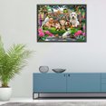 thumbnail image 3 of Cuadros Decorativos Diamante pintura 5D parque asiento animales DIY completo redondo taladro arte Kit Rhinestone Ehuebsd Nuevos Originales, 3 of 8