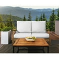 thumbnail image 2 of Sunbrella Sorra Home  Outdoor Loveseat Cushion Set 22.5 in W x 22.5 in D x 5 in H - Retain Snow, 2 of 5