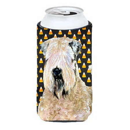 

Wheaten Terrier Soft Coated Halloween Portrait Tall Boy bottle sleeve Hugger - 22 To 24 Oz.