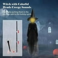 thumbnail image 3 of BGZLEU Halloween Decorations Outdoor – 4.9 FT Light Up Witch Stakes (Set of 1) with Warm-Color LED Lights, Scary Witches Halloween Yard Decor for Lawn, Garden, Party Prop, 3 of 6