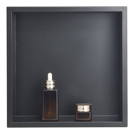 Shower Niche 13 x 13 x 4 inch Recessed Wall Shelf Stainless Steel Black Shower Niche 13 x 13 x 4 inch Recessed Wall Shelf Stainless Steel Black