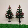 thumbnail image 3 of Luces solares para árboles de Navidad, luces de piso para exteriores, luces decorativas para jardín, patio, árbol de Navidad, luces para césped, 3 of 6