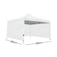 thumbnail image 2 of Ilios Innova | Toldo Plegable Blanco 2x3 con Paredes Laterales, Impermeable y Resistente al Calor, Velcro de Ajuste, Ideal para Exterior., 2 of 9