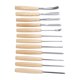 thumbnail image 3 of Herramientas Para Tallar Madera, Resistente Al Desgaste, 12 Piezas, Mango De Madera Multifuncional, Cincel, Borde Incisivo, Agarre Cómodo Para Proyectos De Carpintería ANGGREK 12345678, 3 of 8