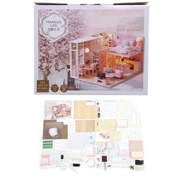 Kit de casa de muñecas NikouMX Bricolaje de Madera 1/24