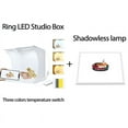 thumbnail image 2 of 20cm Mini Studio Light Box LED Studio Panel Photo Shooting Tent 6 Backgrounds Shadowless Lightbox Kit Photography Soft Box ,Easy to Use, 2 of 7