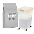 thumbnail image 1 of IRIS USA WeatherPro Airtight, Dog, Cat, Bird & Small-Pet Food Storage Container, Almond, 20.4-kg, 1 of 5