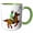 Green/White, variant on 3drose, Polo Player Rides Polo Pony, 11oz Two-tone Black Mug