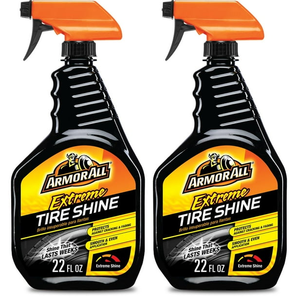 Tire Shine Spray Armor All Car, paquete de 2 pasos