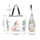 thumbnail image 5 of Disketp Summer Gnome Bolsa Tote Estampada para Mujer, Bolso de Hombro y de Mano para Compras y Viajes, 5 of 8