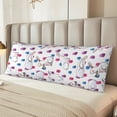 thumbnail image 2 of Naloa Rabbit Eating Body Pillow Cover, Pillowcases with Hidden Zipper Breathable Long Pillow Case (Pillows are not included,20x54 inch), 2 of 7