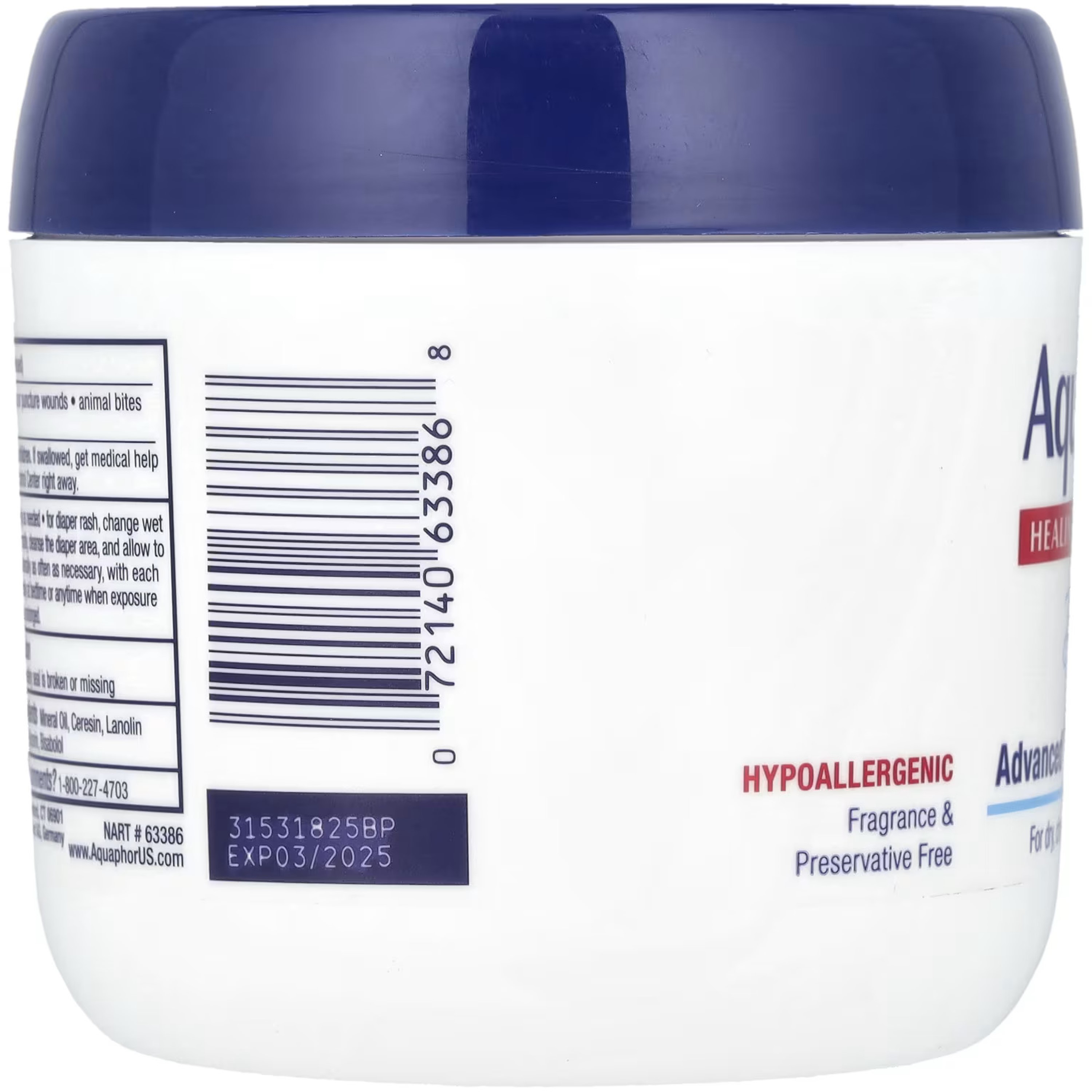 4 Pack Aquaphor Baby Advanced Therapy Healing Ointment, 14 oz. Each