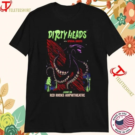 Dirty Heads June 26 2025 Red Rocks Amphitheatre Morrison CO T-shirts