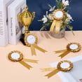 Award Ribbon Shape Iron Badge Pins Plastic Button Pin Brooches for ...