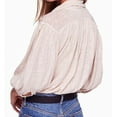 thumbnail image 2 of Free People Womens Rush Hour Peasant Blouse, Off-White, X-Small, 2 of 4