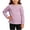 Purple, variant on HAiming Kids Pullover Shirts Long Sleeve Button Solid Color Casual Classic Undershirts Fall Winter Going out Blouses