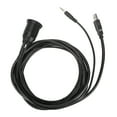 thumbnail image 1 of Cable de Lavado de Montaje en el Automóvil, Cable de Montaje en el Tablero USB USB 3.0 Aux DC 3.5 mm Puerto Fácil Instalación 2M Para Automóvil., 1 of 7