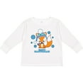 thumbnail image 3 of Inktastic Happy Hanukkah with Fox and Snowflakes Boys or Girls Long Sleeve Toddler T-Shirt, 3 of 5