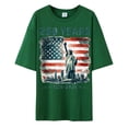 thumbnail image 5 of America 250 Shirt Commemorative T Shirt Anniversary Celebration Soft Casual Graphic Tees Men Green M, 5 of 5