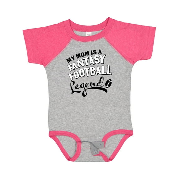 Inktastic My Mom is a Fantasy Football Legend Boys or Girls Baby Bodysuit