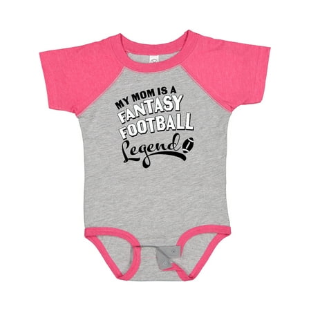 

Inktastic My Mom is a Fantasy Football Legend Gift Baby Boy or Baby Girl Bodysuit