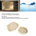 thumbnail image 3 of Silicone Suction Bowl, Panda Shape Soft Toddler Suction Plates Fall  User Friendly Powerful Suction Elastic  For Kitchen For Dishwasher Beige Bowl And Plate, 3 of 8
