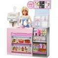 thumbnail image 4 of Barbie Coffee Break Set with Barista Blonde Doll and More than 12 Accessories, Including Coffee Machine/Smoothie, Food, Cups and Much More, HXN94, 4 of 6