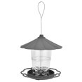 thumbnail image 2 of Transparent Hanging Bird Feeder PavilionShaped Bird Feeder with Roof for Garden Courtyard, 2 of 4