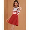 thumbnail image 4 of Disfraz de Halloween Allegra K Plisado Kawaii Tirantes Rojo S, 4 of 6