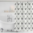 thumbnail image 3 of Black Spring Butterfly Shower Curtain, Waterproof Shower Curtains for Bathroom, Bow Knot Washable Fabric Bathtub Curtain Set Bath Decor with 12 Hooks Long 72"x84", 3 of 8