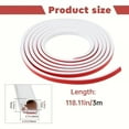 thumbnail image 3 of 1PC Arc Slot Floor Cord Cover Self-Adhesive Cord Protector Extension Wiring Duct Protector Electric Wire Slot Cable Concealer, 3 of 7