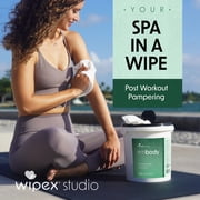 Wipex Embody Body Wipes – Plant-Based Wipes with Tea Tree Oil for Gym & Sports, 225 Ct