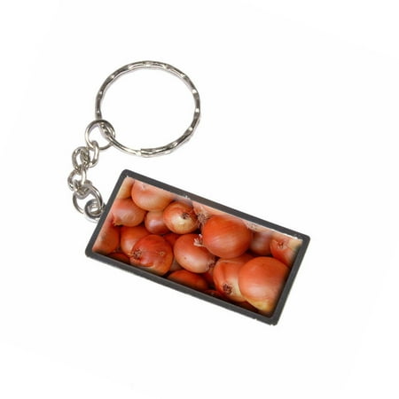 Onions Common Bulb Onion Keychain Key Chain Ring (Best Onion Rings In Chicago)