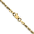thumbnail image 3 of 14K Solid Yellow Gold 2.25mm Quadruple Rope Chain Twisted Link Necklace, 3 of 4