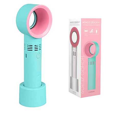 

New Portable USB Rechargeable Mini Fan Eyelash Fan Dryer Bladeless Handheld Fan for Eyelash Extension Air Conditioning Blower for Essential Eyelash Extension Supplies (Blue)