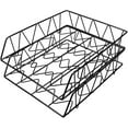 thumbnail image 3 of BlackDesktop Organizador de archivos de metal apilable, paquete de 2, dorado esquí esquí Gafas de esquí, 3 of 3