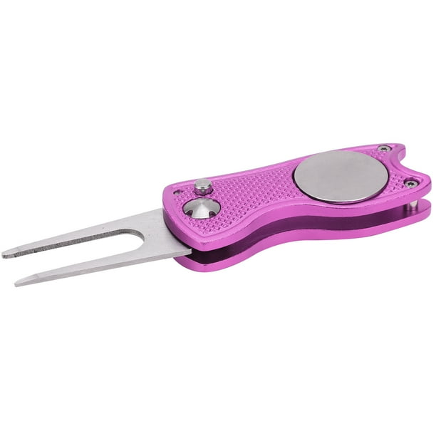 Herramienta De Reparación De Chuletas De Golf, Horquilla De Golf De Acero Inoxidable, Aleación De Aluminio De Alta Dureza, Multifunción, Larga Vida útil Para Exteriores Para Amonsee Otros