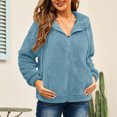 thumbnail image 5 of Chaqueta ligera de lana con capucha para mujer Primavera, moda de otoño e invierno, abrigo de lana, 5 of 5