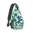 thumbnail image 2 of ZICANCN Crossbody Sling Bag for Men Women - Green Camouflage Casual Shoulder Backpacks for Travel Sport Climbing Runners Daypack, 2 of 9