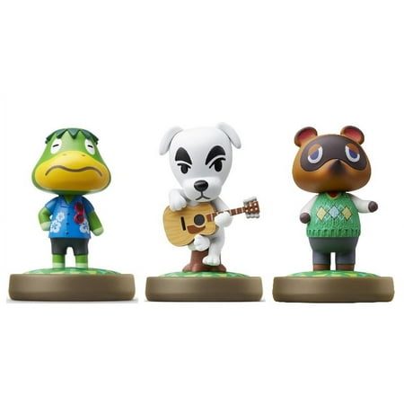 Kapp'n - K.K. - Tom Nook Amiibo (Animal Crossing Series) for Nintendo Switch - WiiU, 3DS 3Pack (Bulk Packaging) …