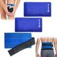 thumbnail image 1 of WWS-Reusable Large Gel Ice Pack Wrap for Sports Injuries,2 Pieces Cold Packs with Strap for Back Pain Relief, Cold Compression Therapy for Elbow, Ankle, Ice Pack for Injuries, Swelling, Bruises, 1 of 4