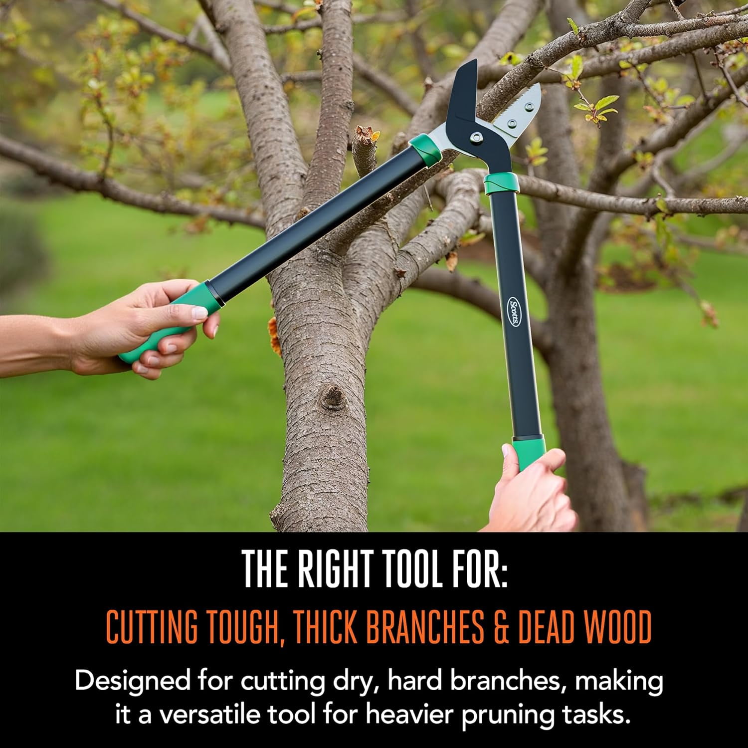 Scotts 21" Hedge Shears – Carbon Steel Blades, Comfy Grip