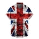 thumbnail image 5 of Camisetas con estampado de bandera del Día de la Independencia para hombre, camisetas con botones personalizadas con impresión digital 3D, camisetas de playa de manga corta de gran tamaño, 5 of 5