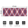 thumbnail image 5 of Red and Blue Star Argyle Pattern Door Rugs,Washable Non Slip Door Mats Indoor,Decorative Door Mats,Entry Mat Indoor for Entrance,Bedroom,Kitchen,Bathroom,16"x47", 5 of 6