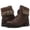 Brown/Leopard, variant on GLOBALWIN Women's lace Up Boots for Women with Low Heel 8M Black